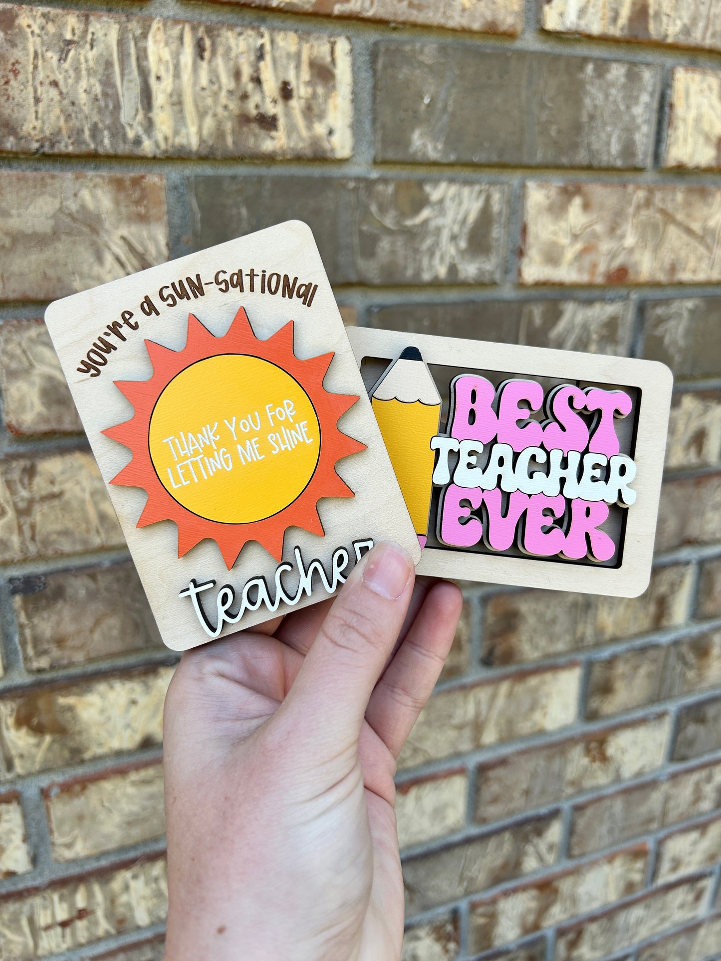 Teacher gift cards