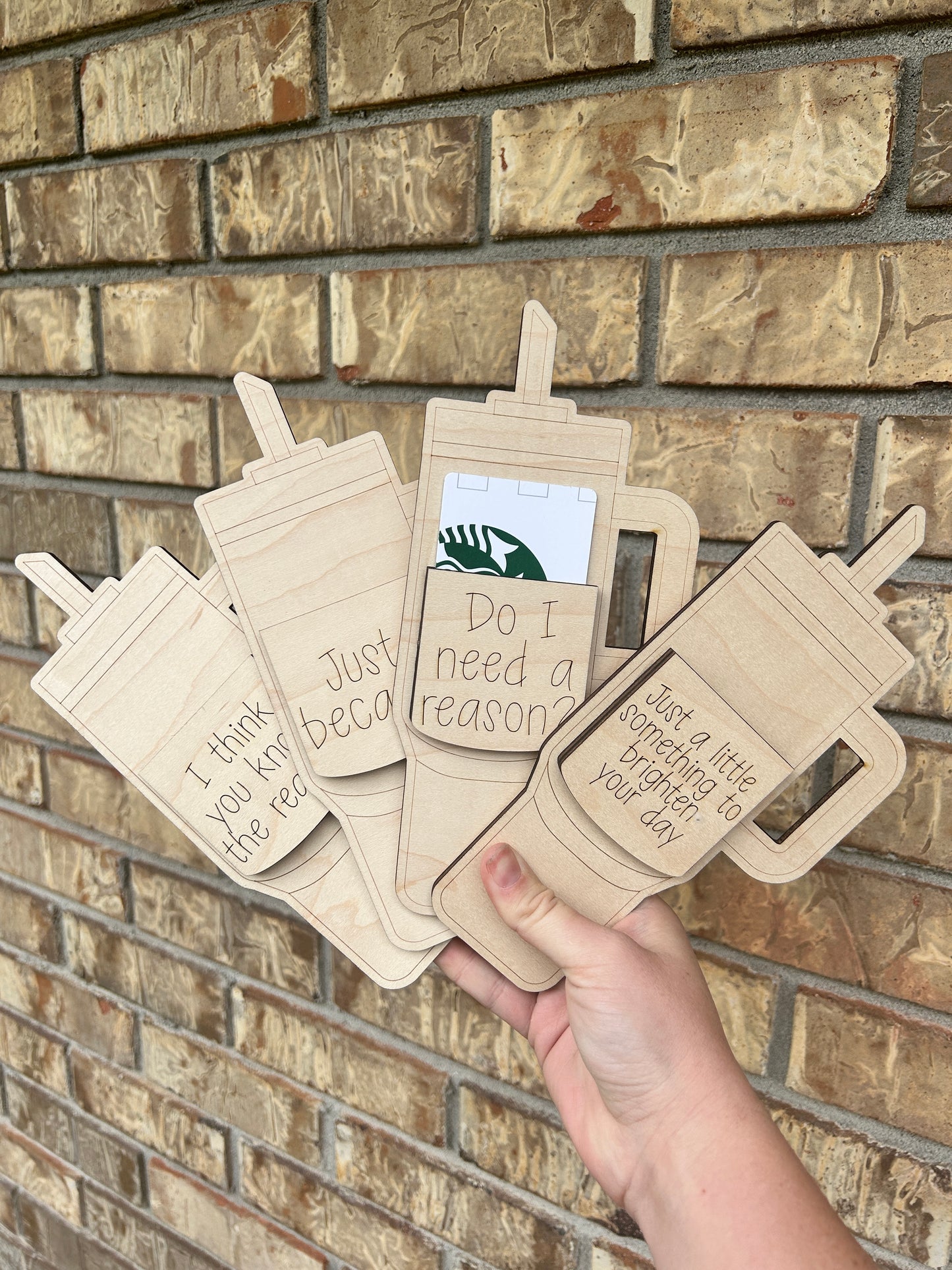 Cup Gift Card Holder