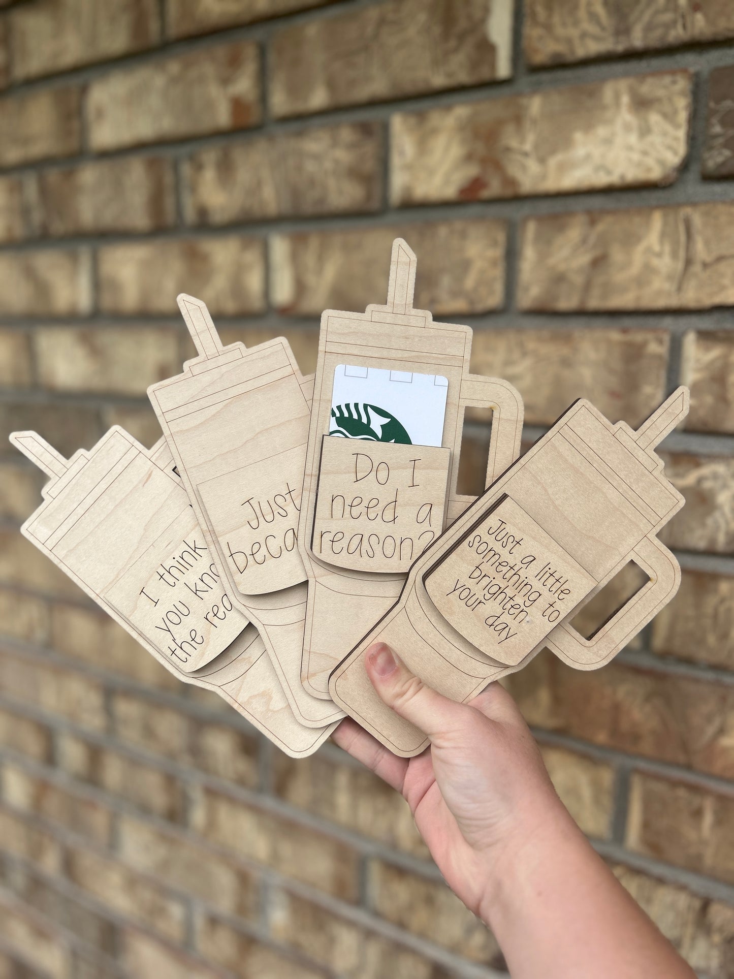 Cup Gift Card Holder