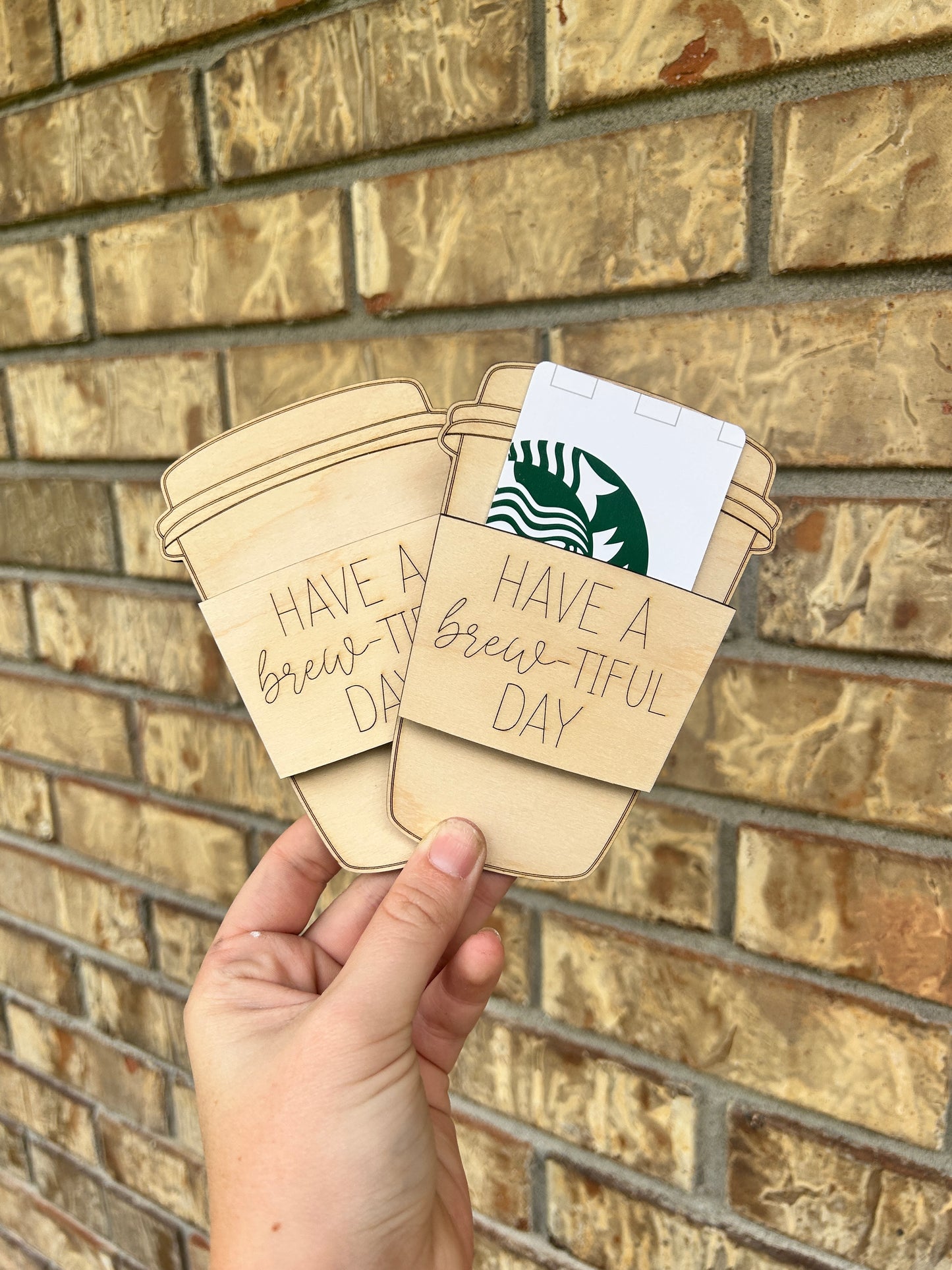 Coffee Gift Card holder