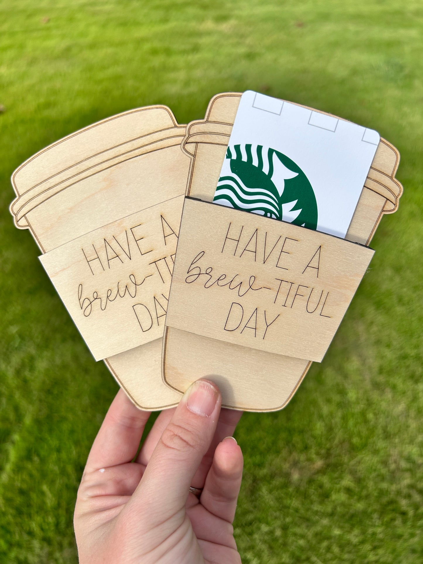Coffee Gift Card holder