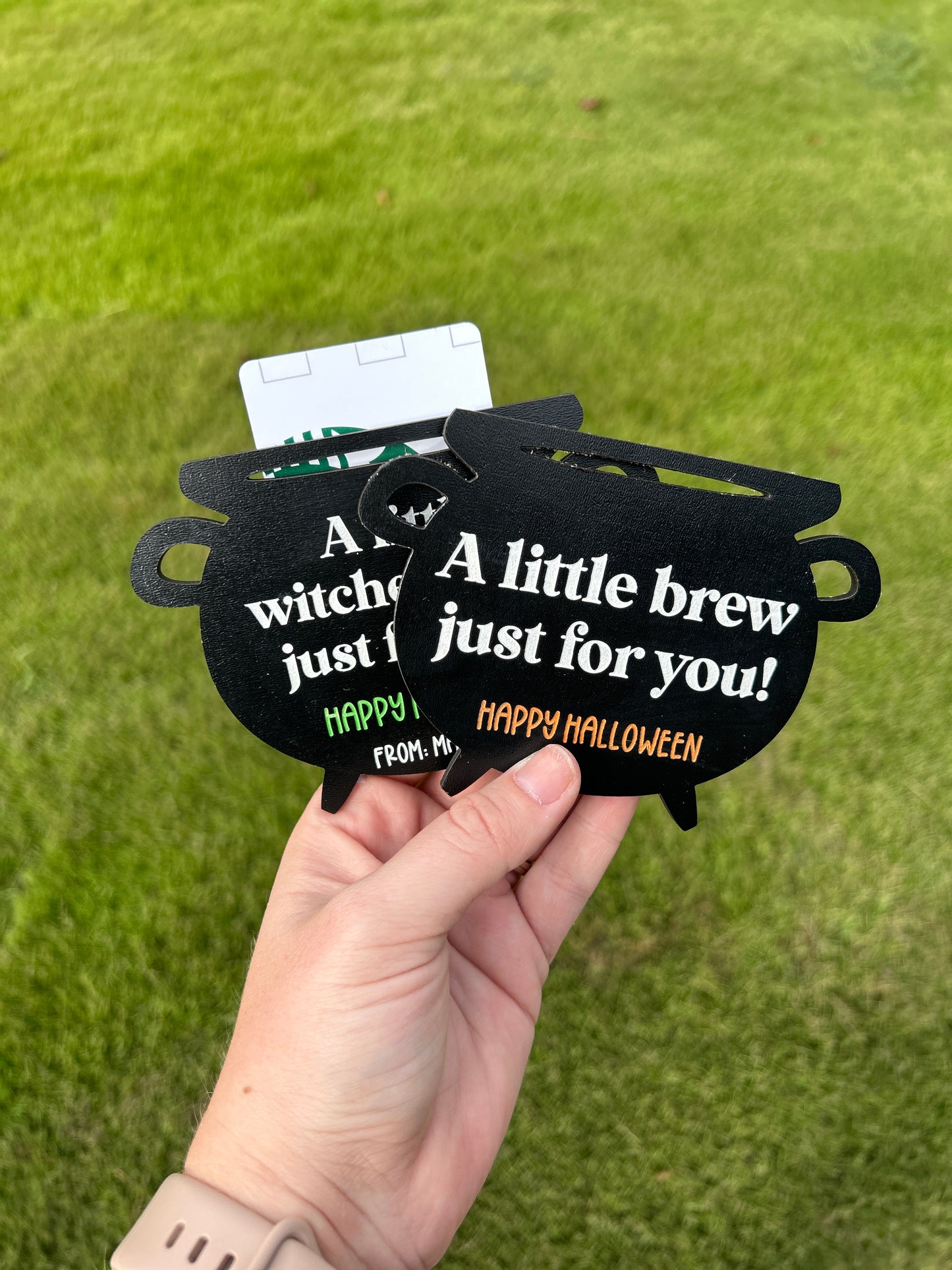 Halloween Gift Card Holder
