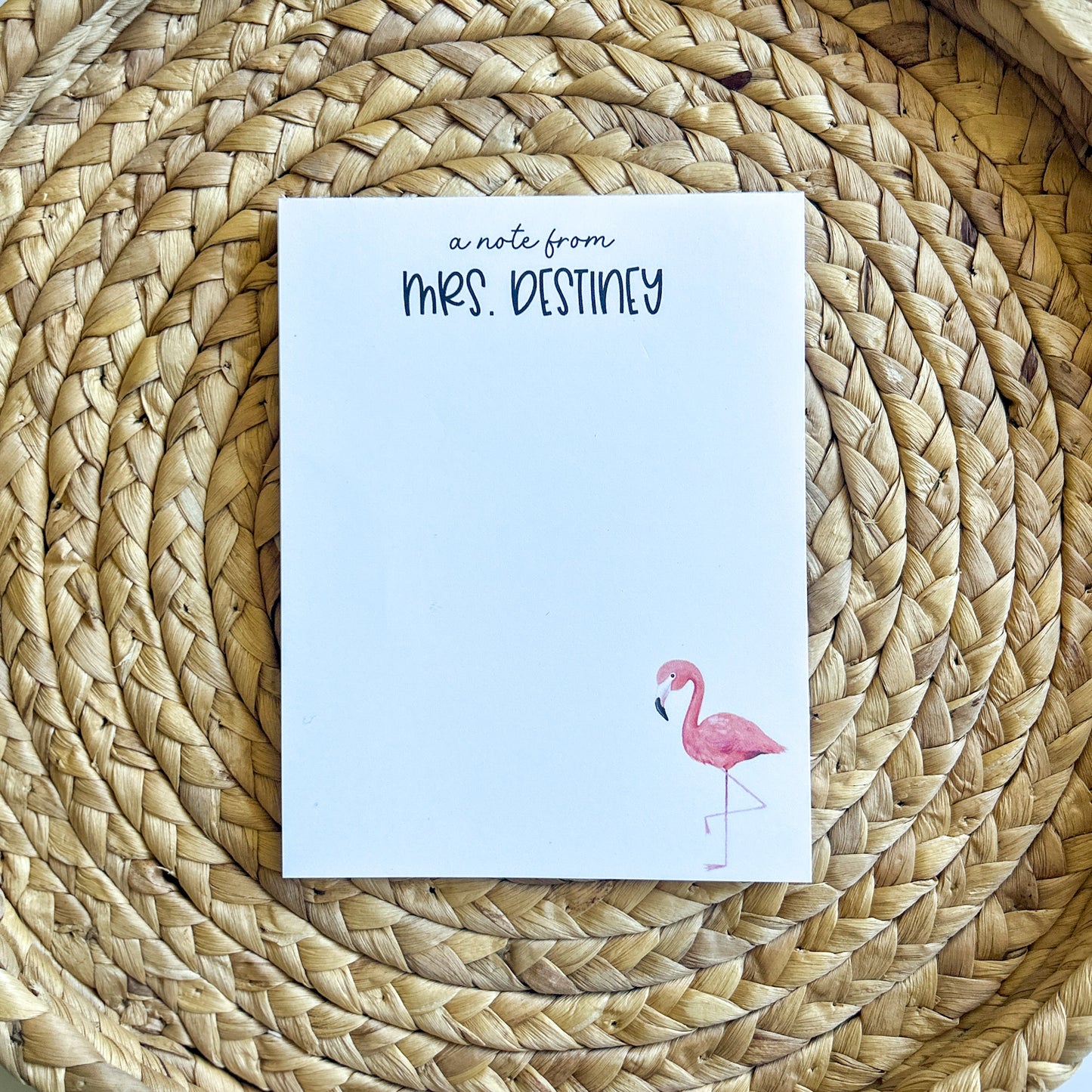 Flamingo Notepad