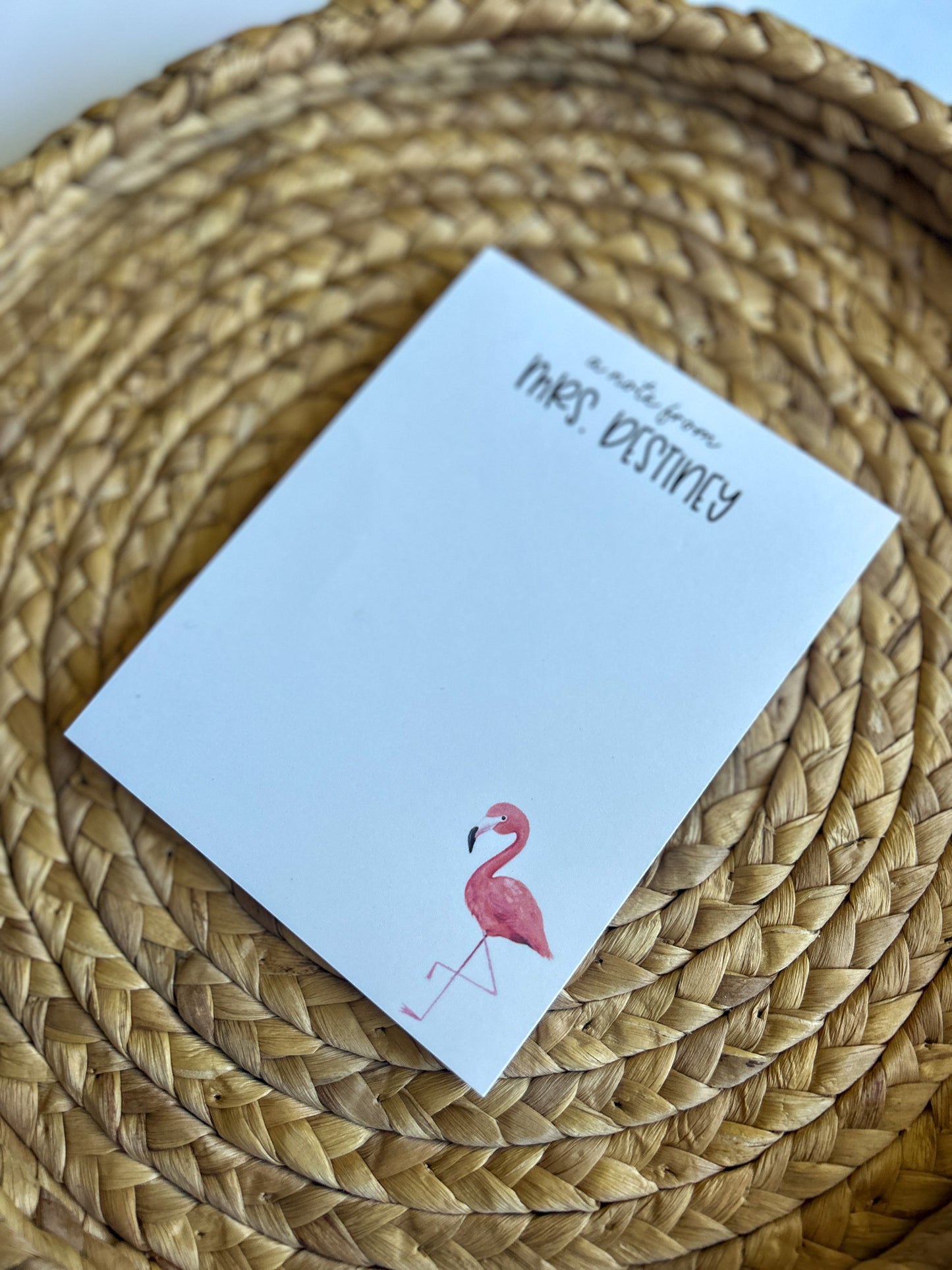 Flamingo Notepad