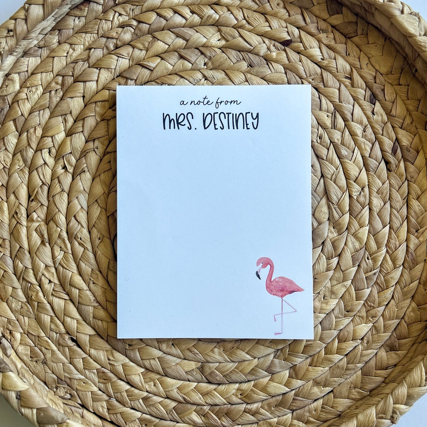 Flamingo Notepad