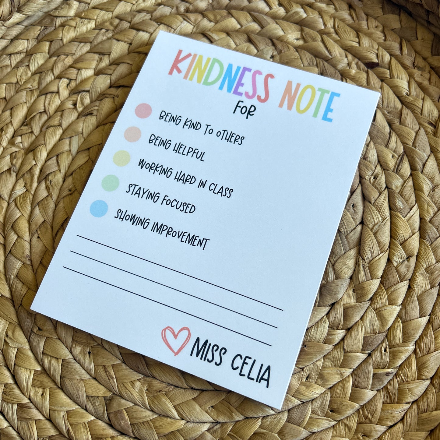 Kindness Notepad