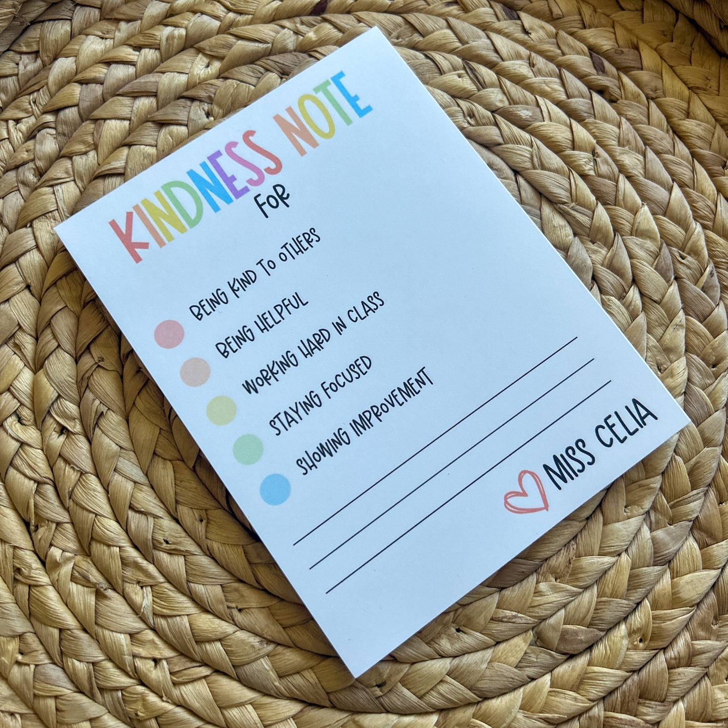 Kindness Notepad
