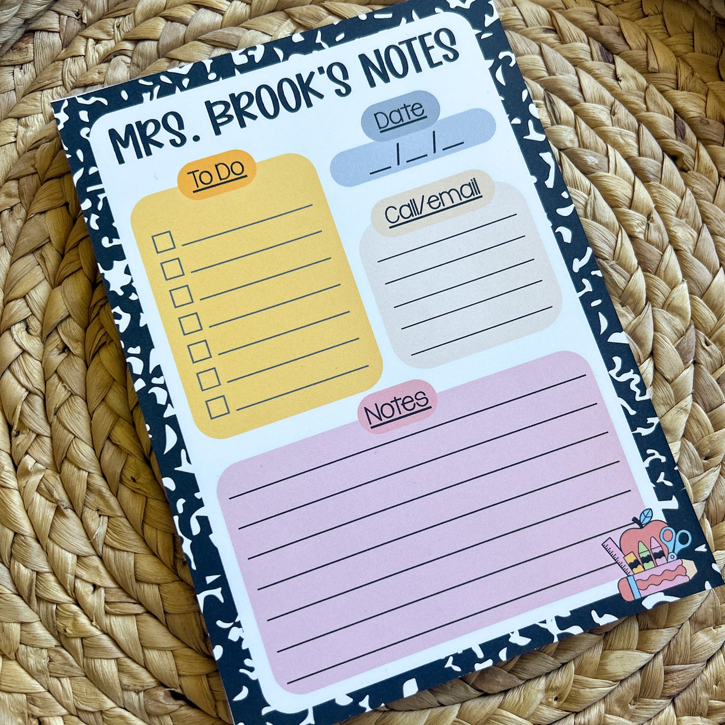 Daily Planner Notepad