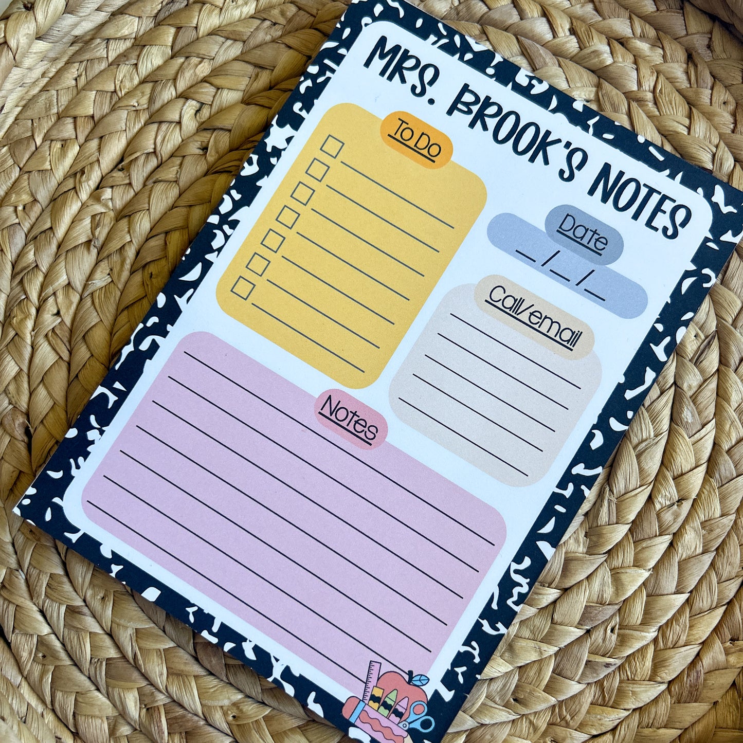 Daily Planner Notepad