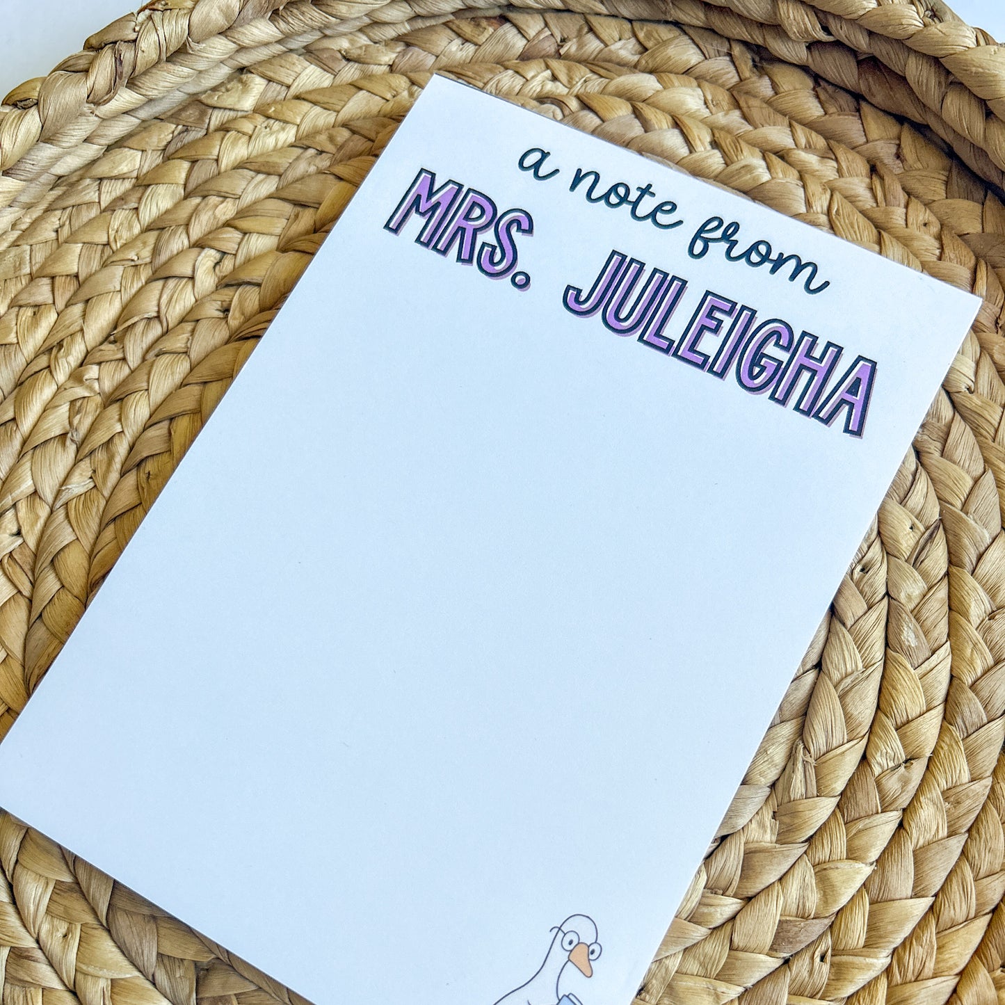 Goose Reading Notepad