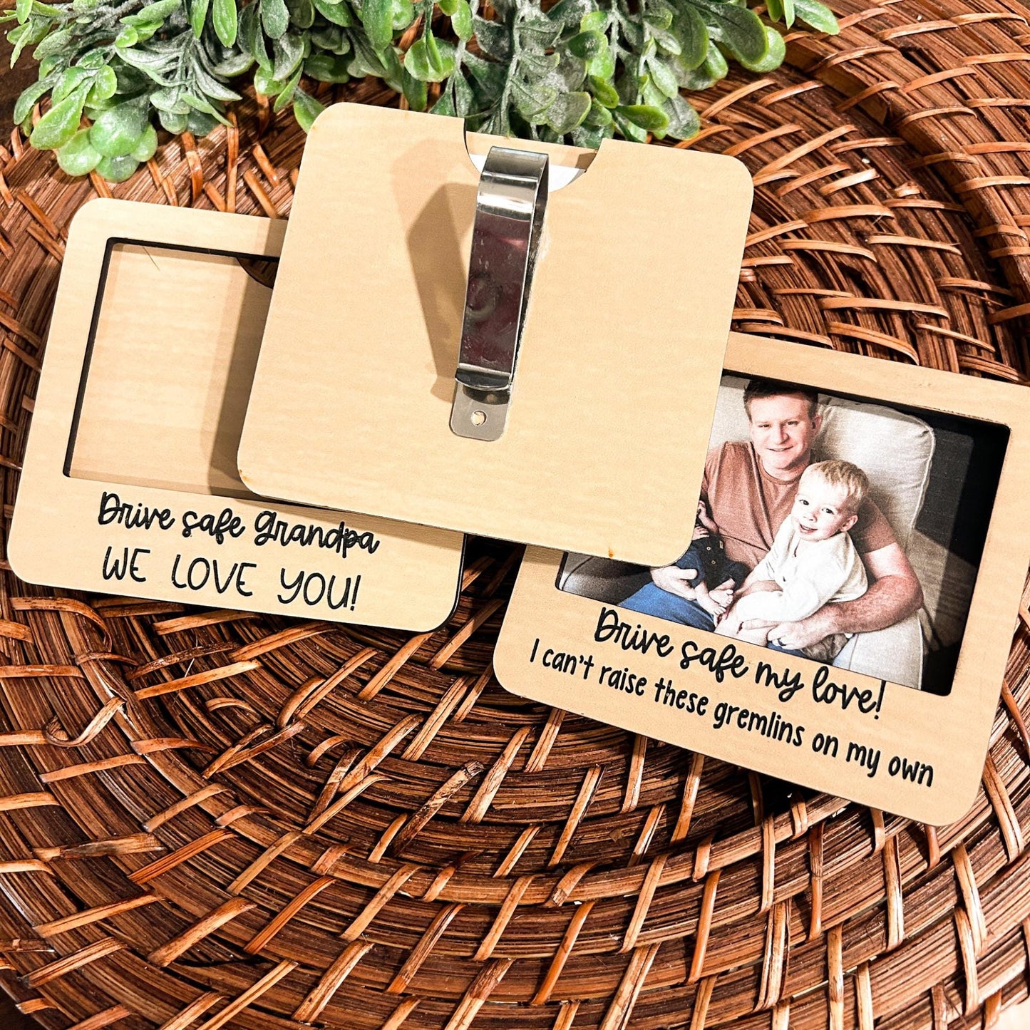 photo visor frame, fathers day gift, photo gift, grandparent gift, boyfriend photo visor, husband visor, fathers day photo frame