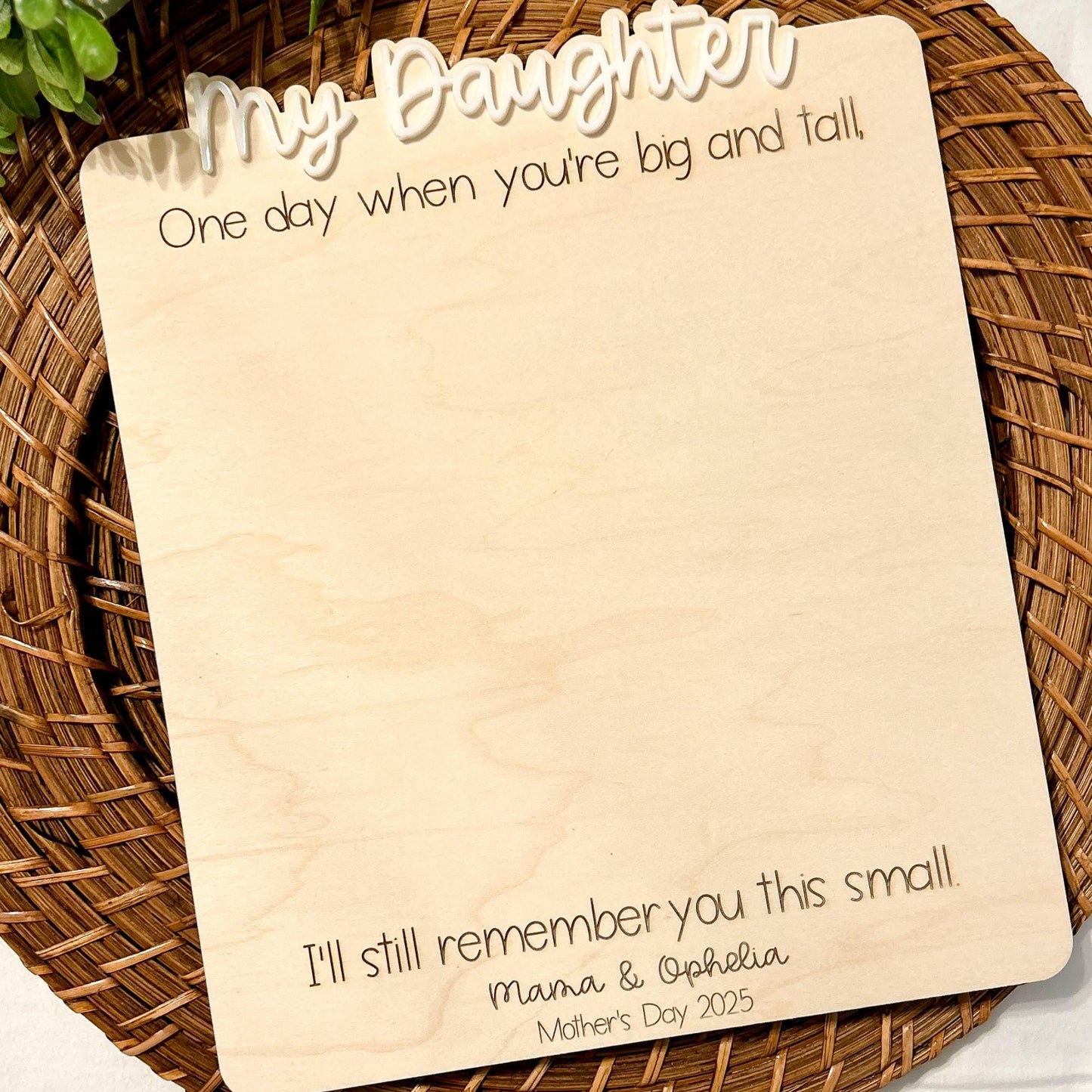 Mothers Day handprint, Mothers Day Gift, Handprint Keepsake, Still little, My Son, My Daughter
