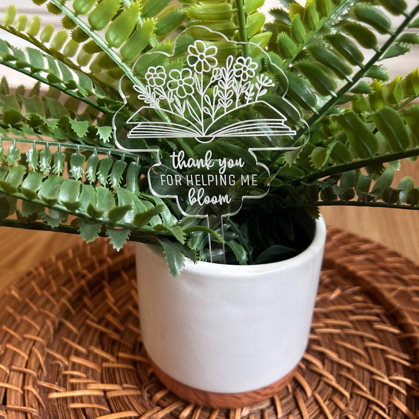 Teacher Plant Stakes, Teacher Appreciation, Teacher Gift, Thank You teacher, Plant Stakes