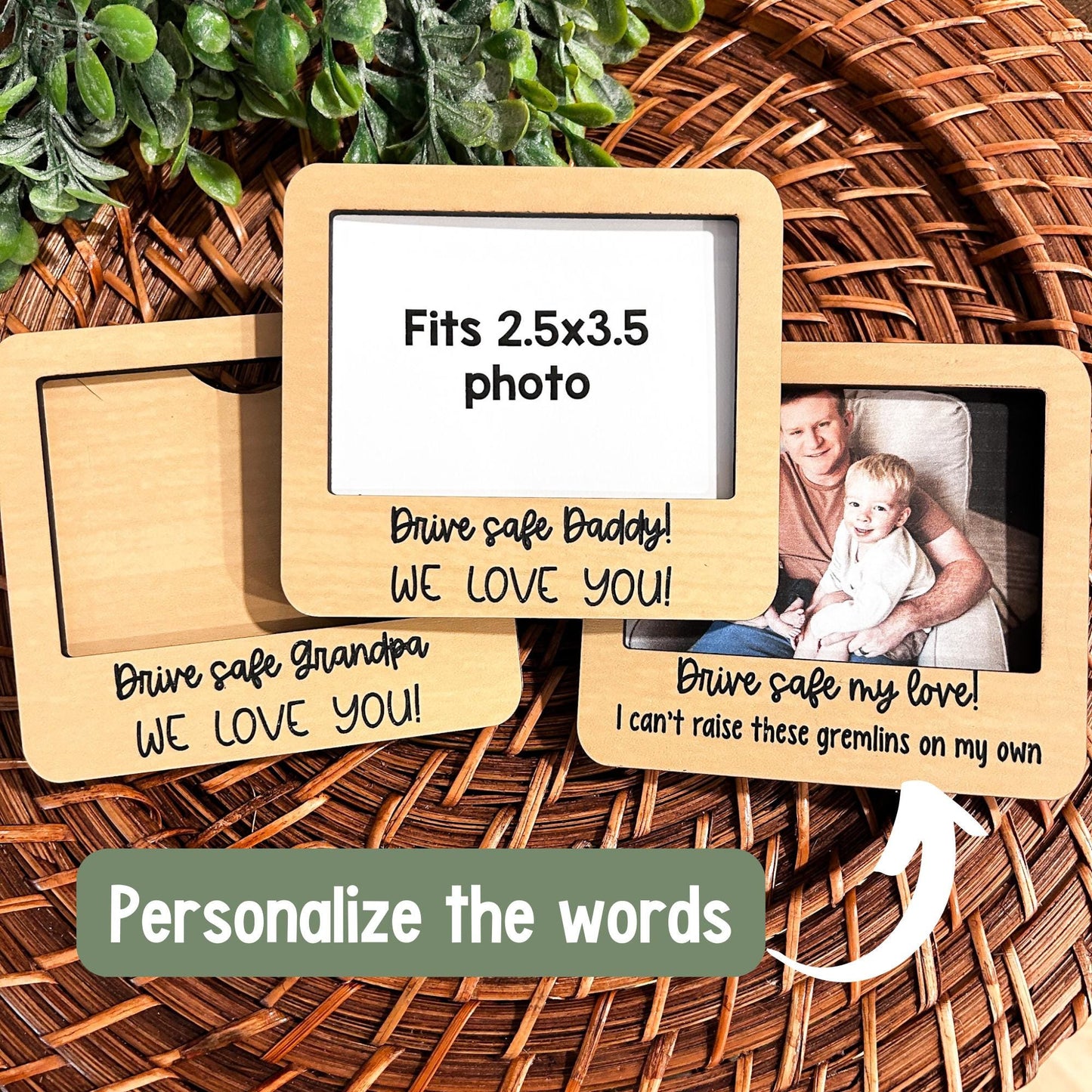 photo visor frame, fathers day gift, photo gift, grandparent gift, boyfriend photo visor, husband visor, fathers day photo frame