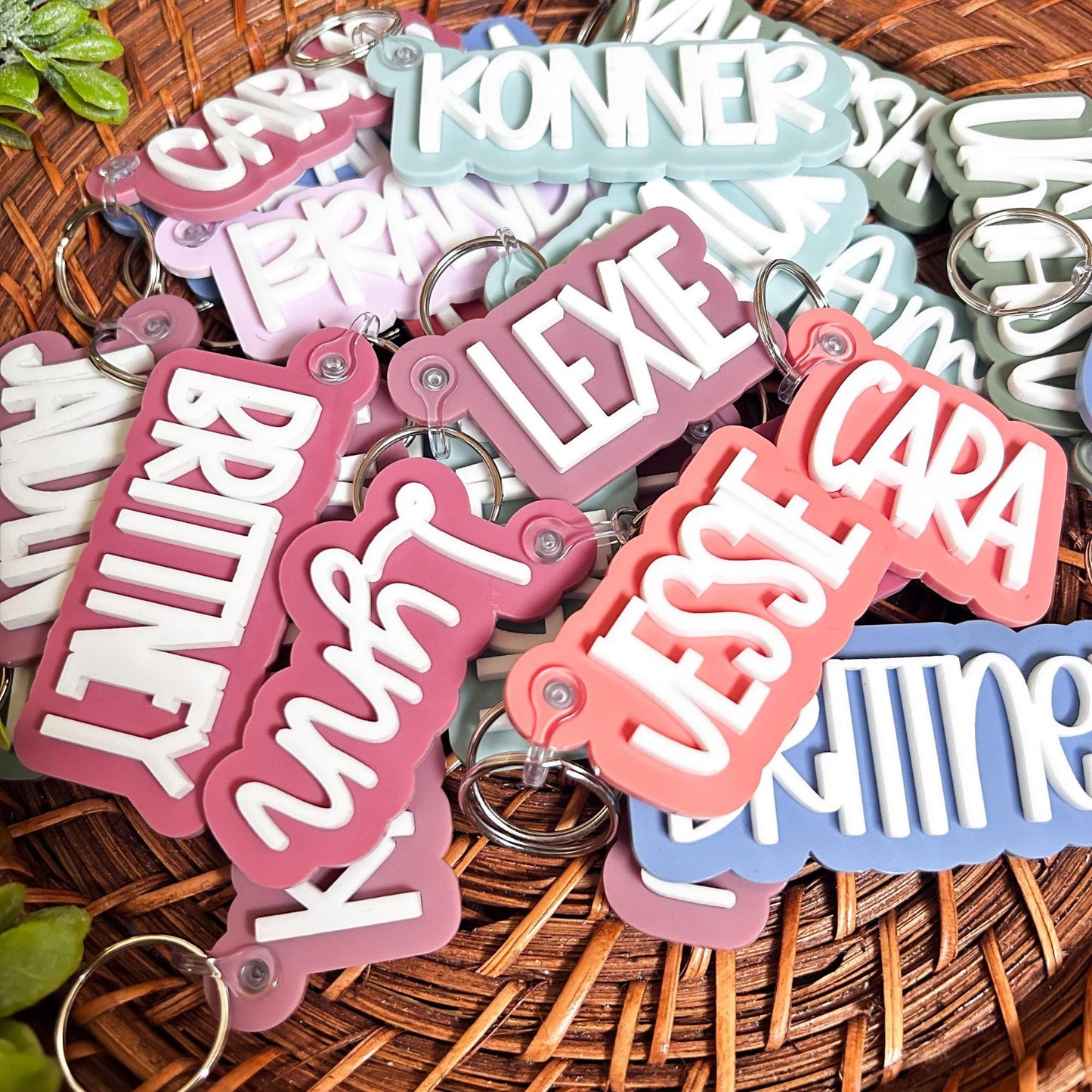 backpack tags, name keychains, personalized keychain, acrylic keychain, lunchbox label, key accessory, custom keychain, kids keychain