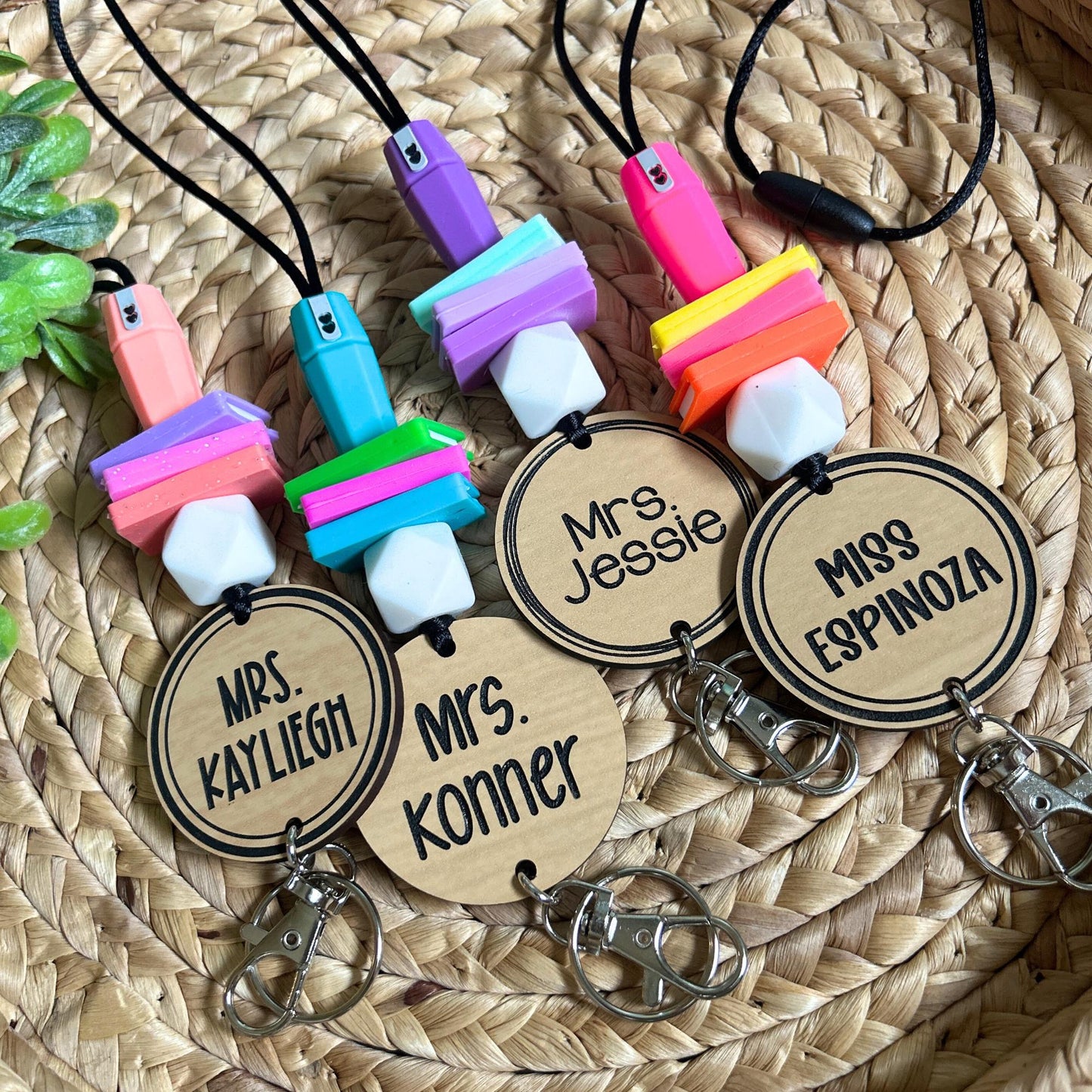flair pen Teacher Lanyard, Book Lanyard, Gift for Educators, Custom teacher lanyard, personalized teacher gift