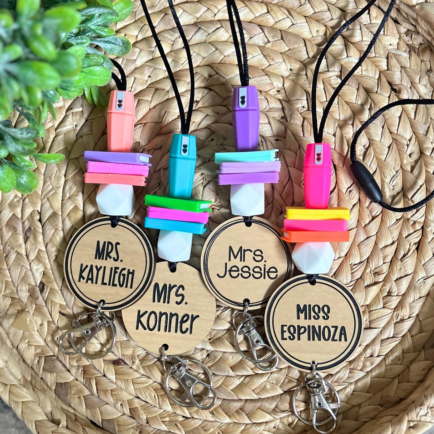 flair pen Teacher Lanyard, Book Lanyard, Gift for Educators, Custom teacher lanyard, personalized teacher gift