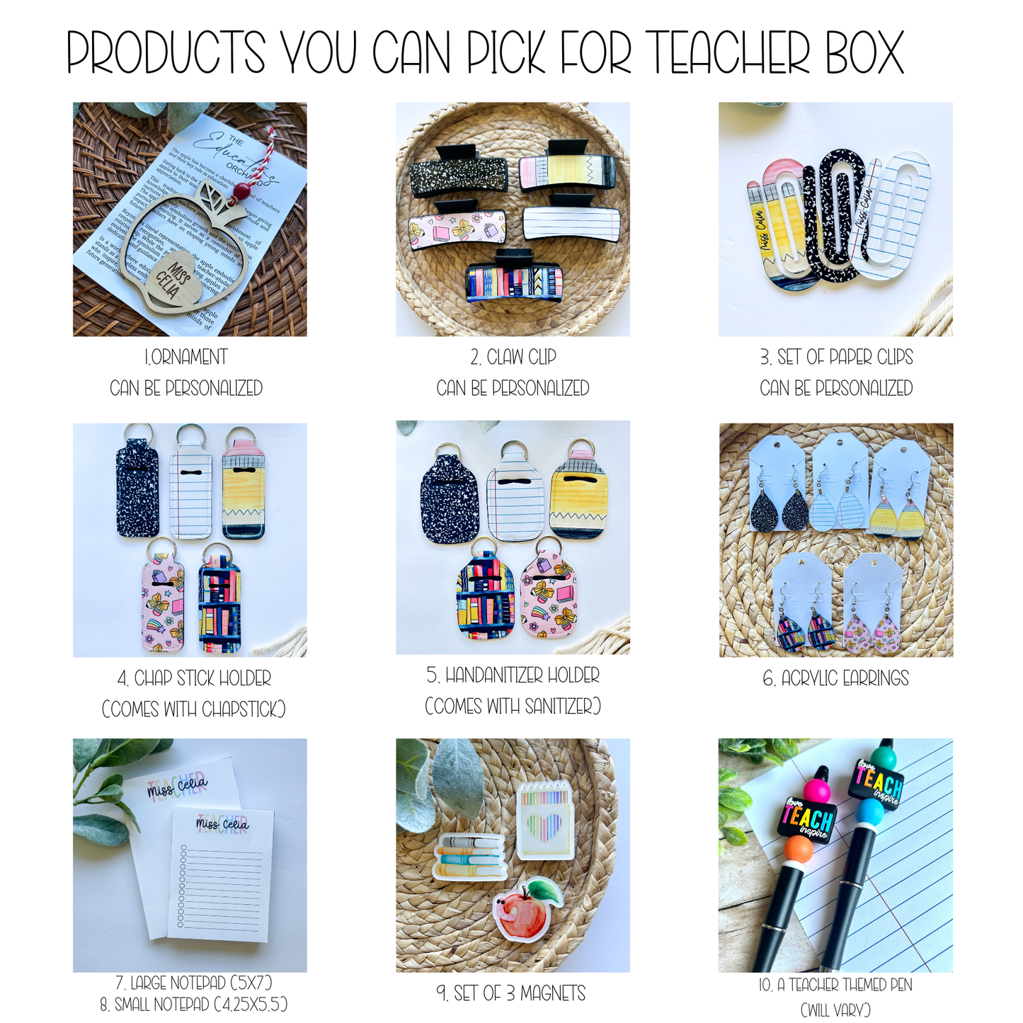 Teacher Christmas Gift Box
