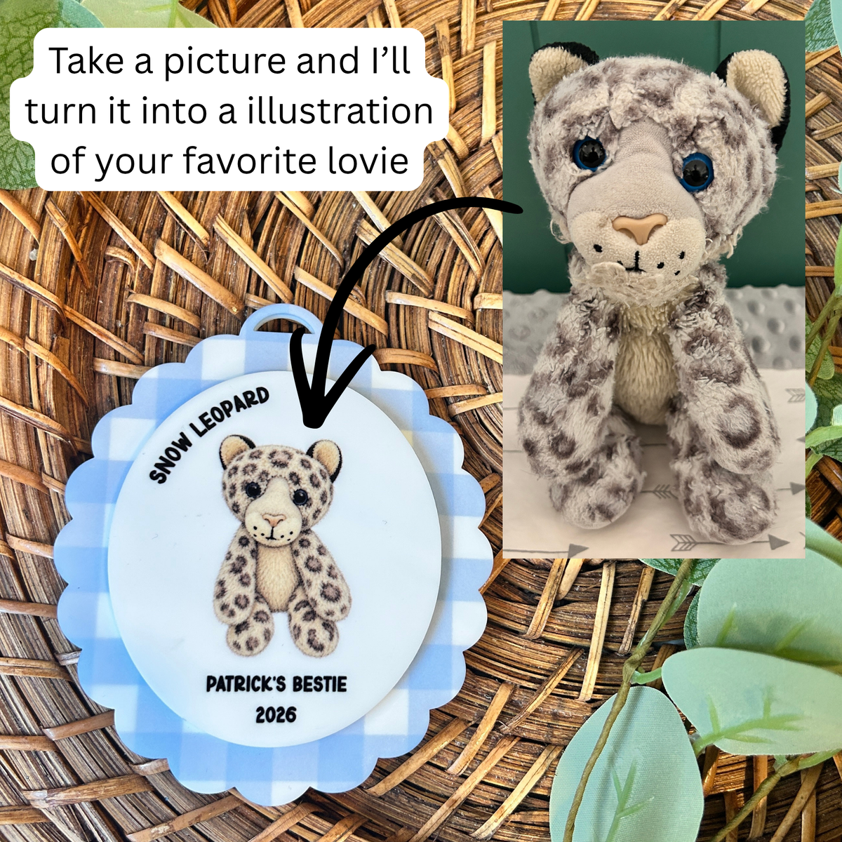 Stuffed Animal Keepsake Ornament