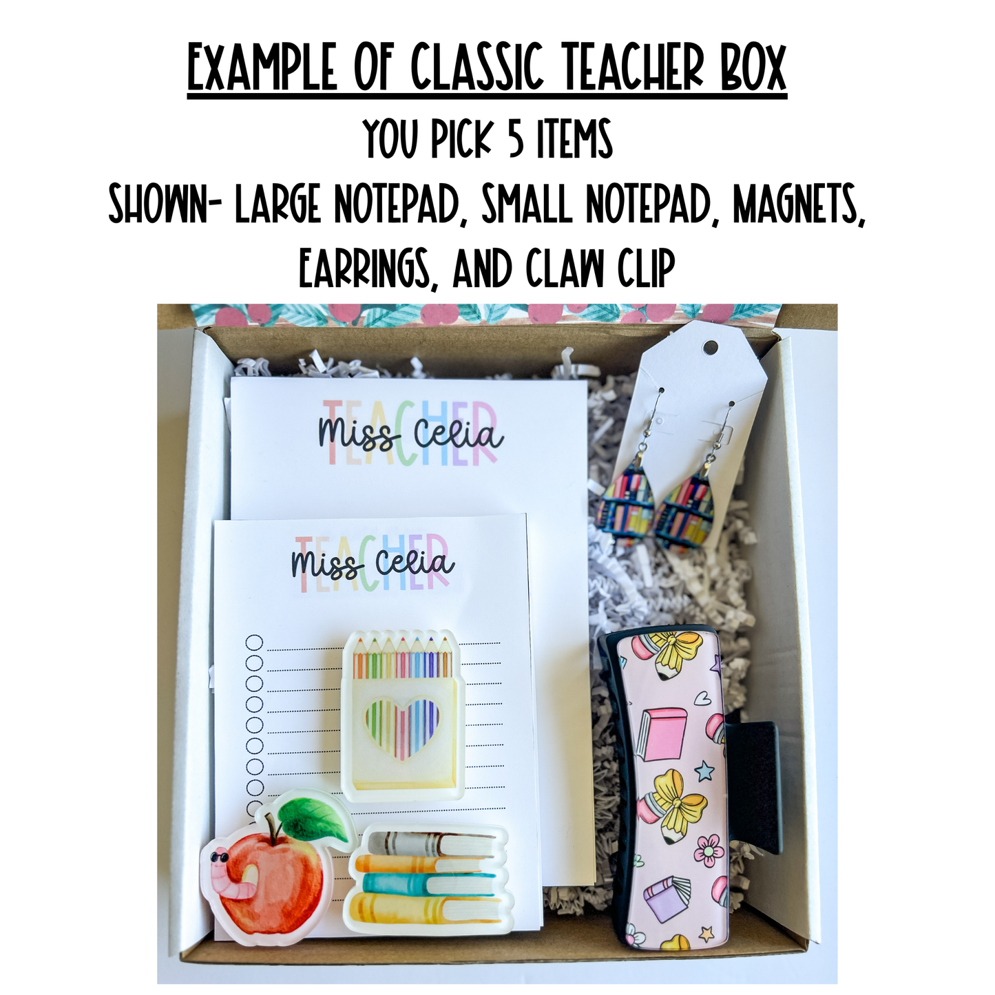 Teacher Christmas Gift Box