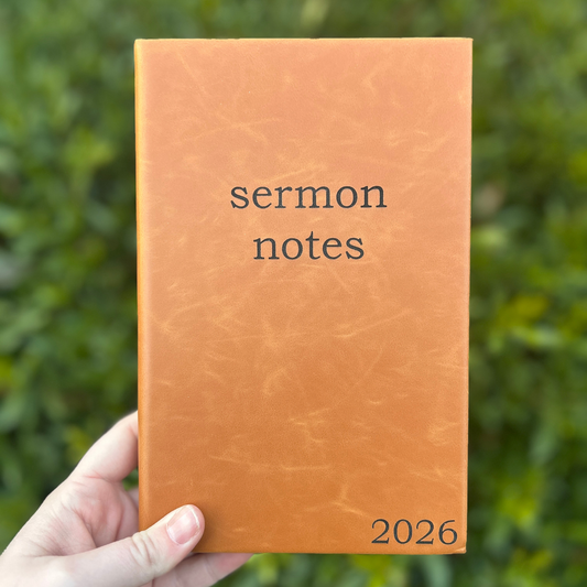 Sermon Notes Journal