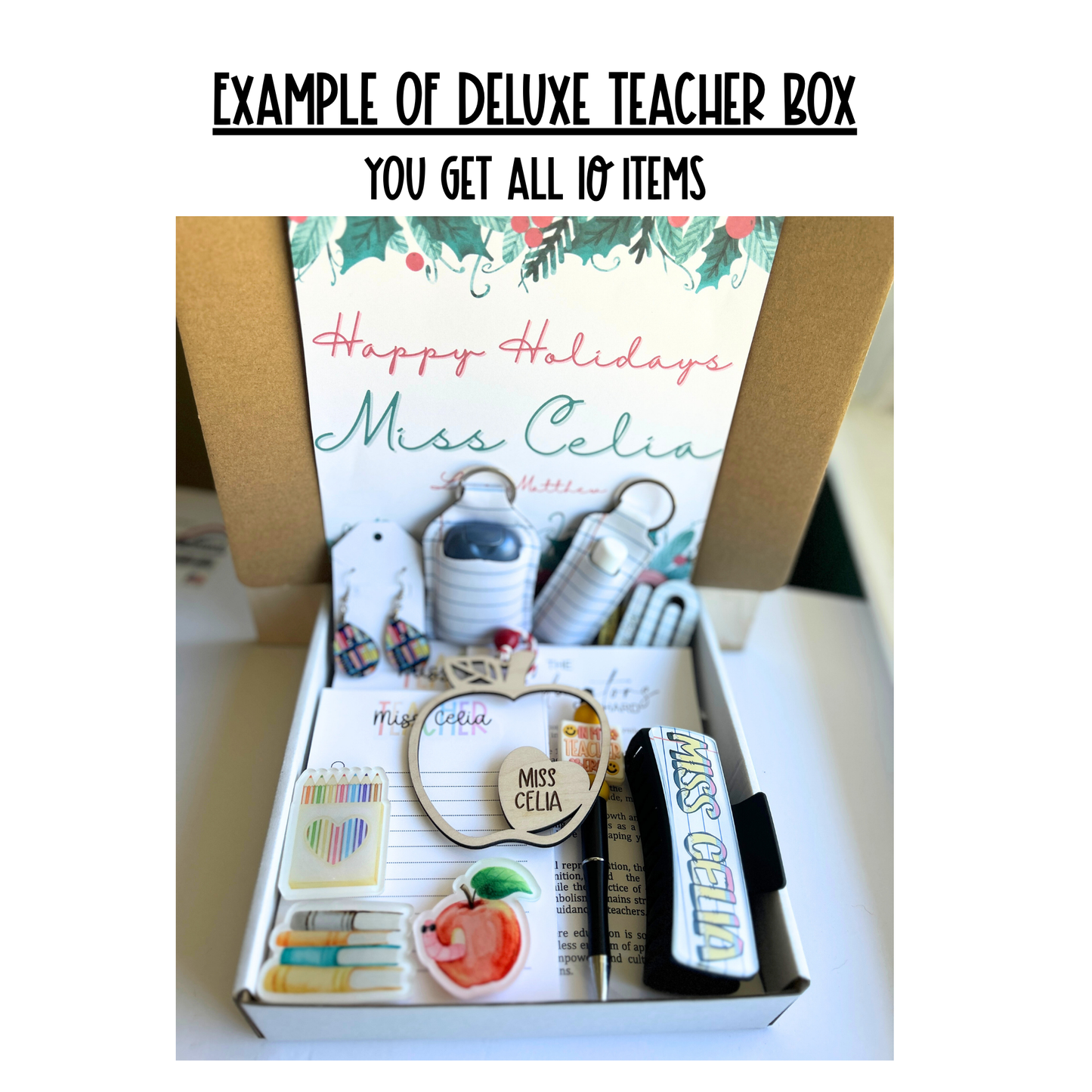 Teacher Christmas Gift Box