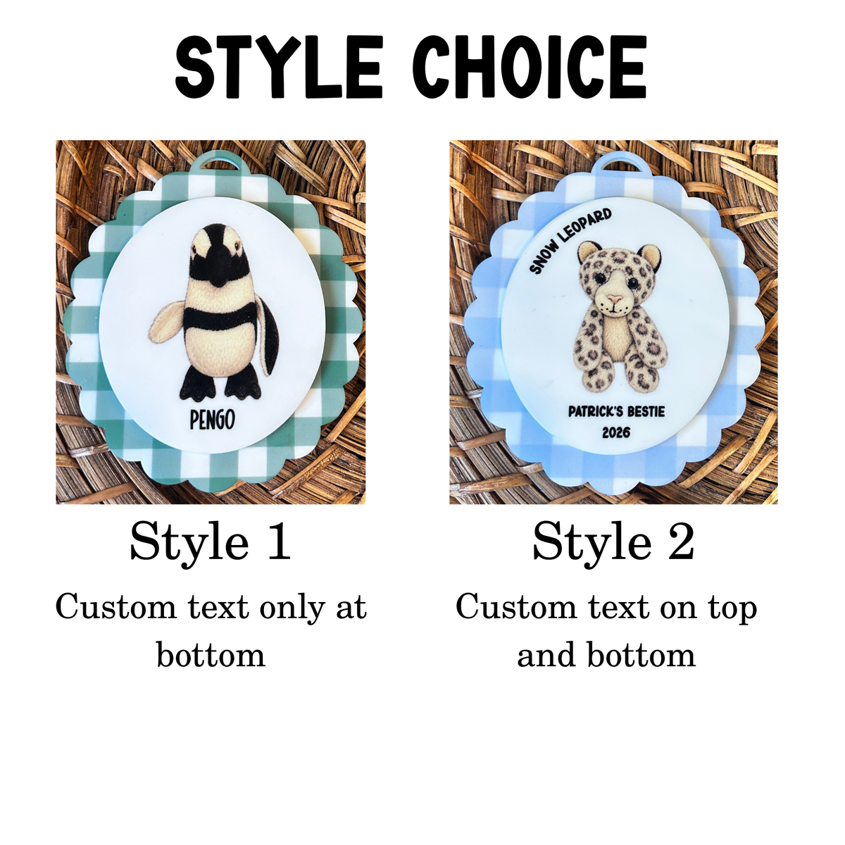 Stuffed Animal Keepsake Ornament