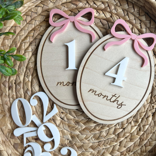 Bow Style Monthly Milestones