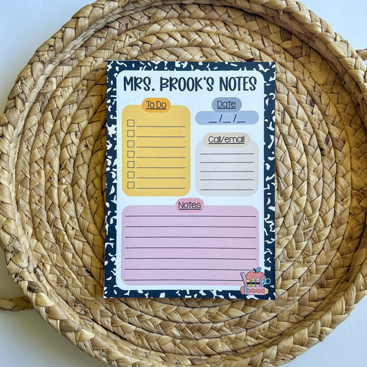 Daily Planner Notepad