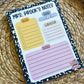 Daily Planner Notepad