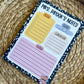 Daily Planner Notepad