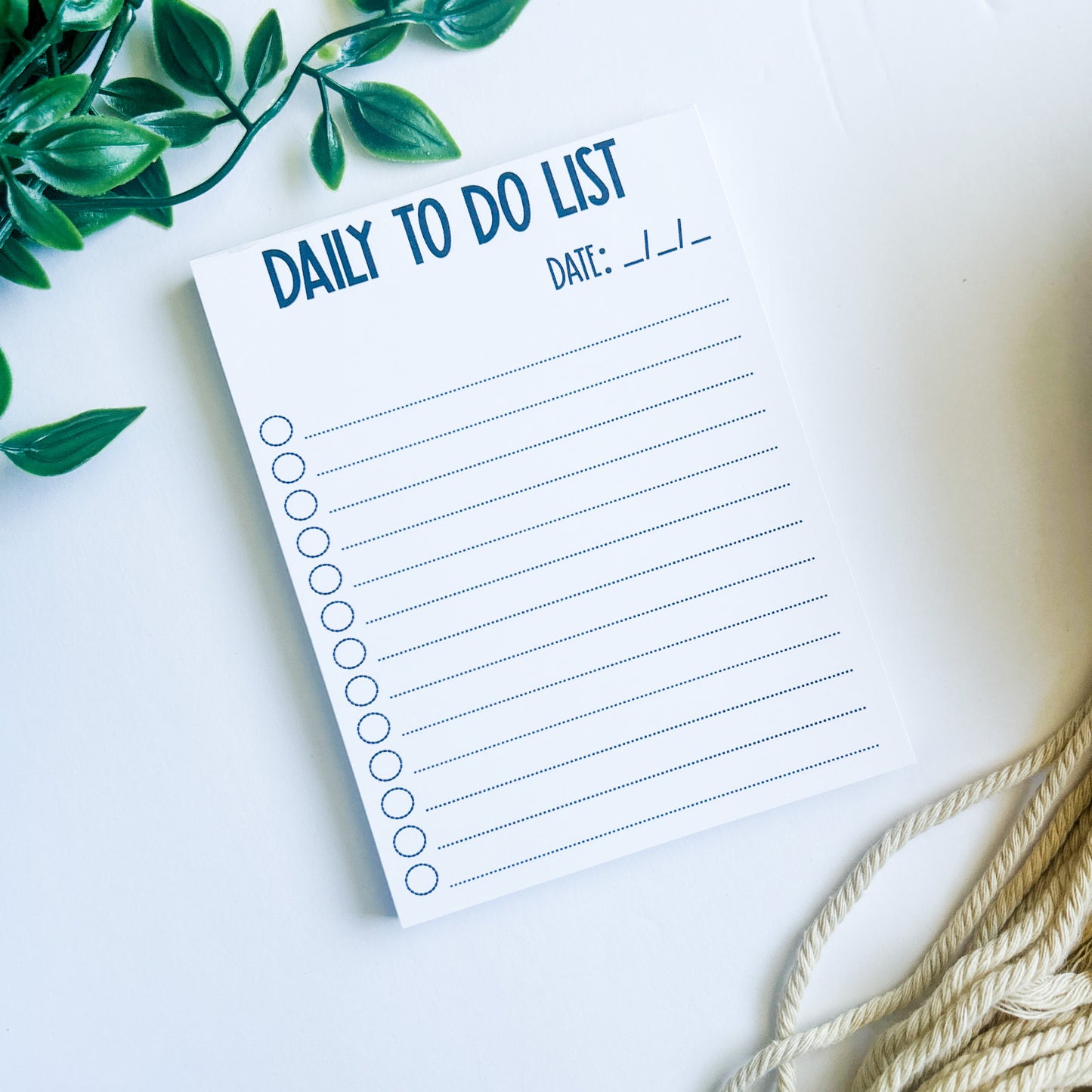 Daily To Do List Notepad