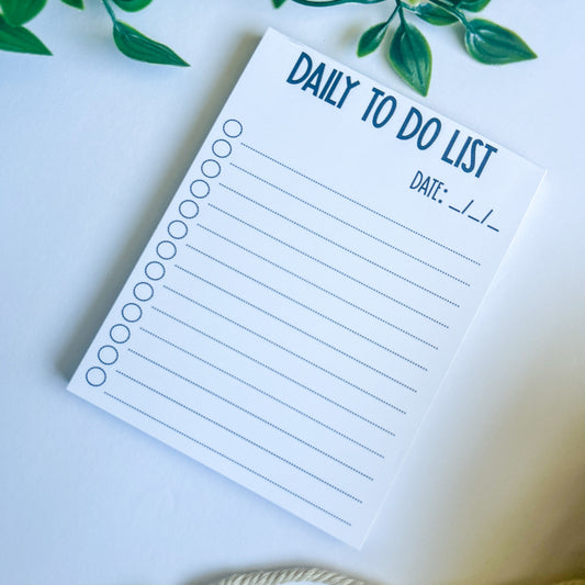 Daily To Do List Notepad