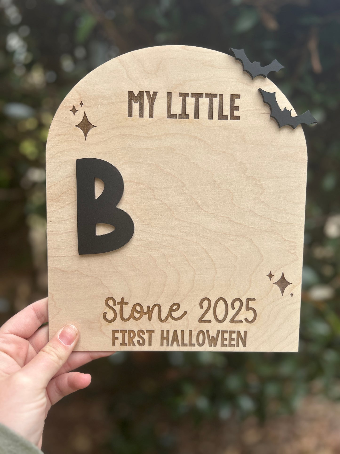 Boo Footprint Sign