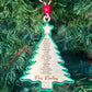 Christmas Tree Teacher Ornament Frame