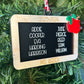 Chalkboard Class Ornament