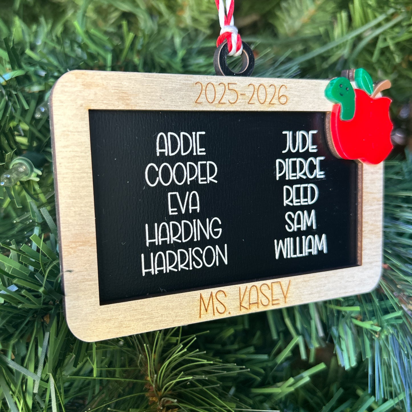 Chalkboard Class Ornament