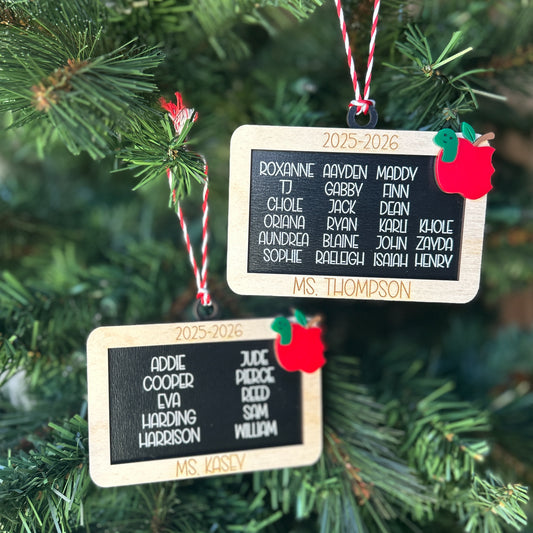 Chalkboard Class Ornament