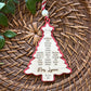 Christmas Tree Teacher Ornament