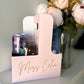Engraved Double Drink Carrier Pink
