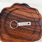 Personalized Cutout Heart Keychain