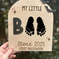 Boo Footprint Sign