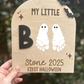 Boo Footprint Sign