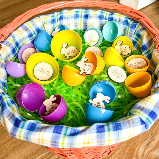 30 Easter tokens, Easter gift, reward tokens
