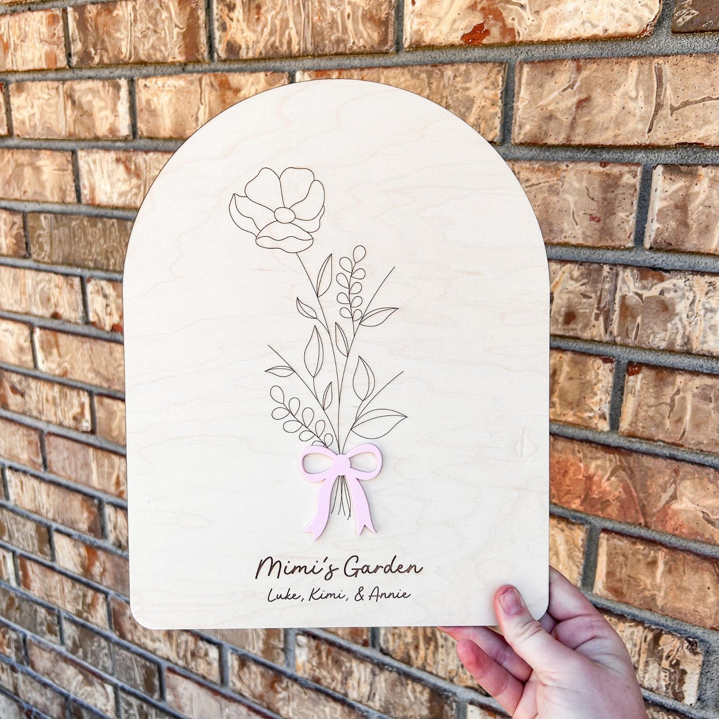 Flower Bouquet Handprint, Mothers Day handprint keepsake, Garden Handprint, Childs Handprint Memory, Mother's Day Bouquet
