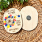 Mothers Day Magnet, Mothers Day Gift, Finger Print Magnet, We could not wish, Grandkid gift, Grandma Gift