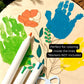 Flower Bouquet Handprint, Mothers Day handprint keepsake, Garden Handprint, Childs Handprint Memory, Mother's Day Bouquet