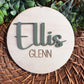 Baby Name Sign, Birth Announcement sign, Wood Baby Sign, Engraved, Acrylic, Birth Stats