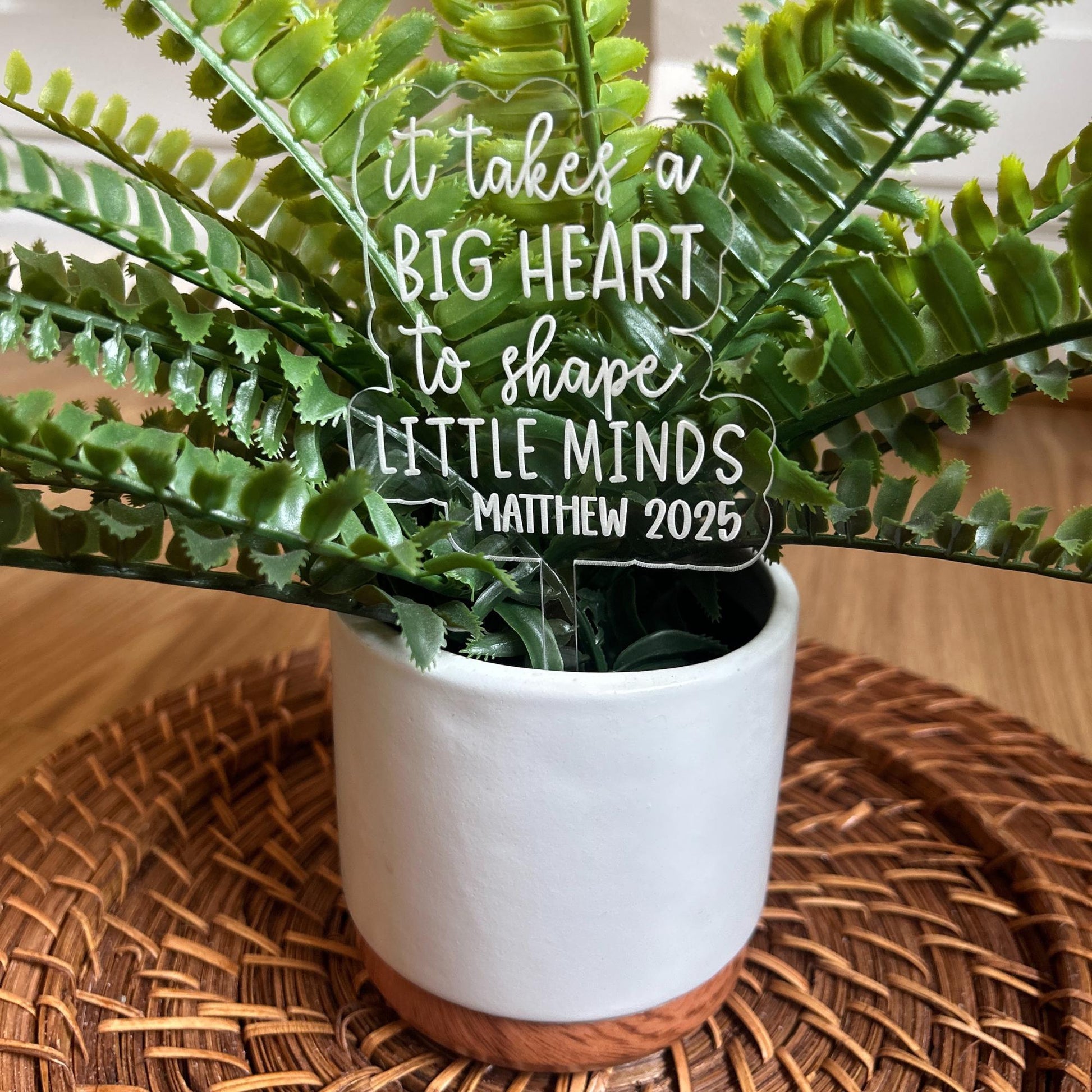 Teacher Plant Stakes, Teacher Appreciation, Teacher Gift, Thank You teacher, Plant Stakes