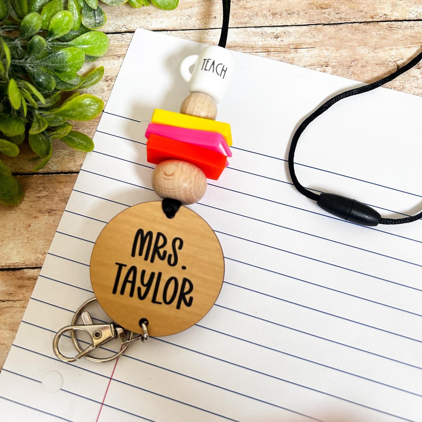 Teacher Lanyard, Book Lanyard, Teacher Cup, Custom teacher lanyard, personalized teacher gift